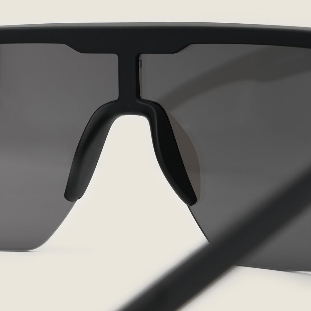 Barra Sunglasses (Matt Black/Blue Mirror)