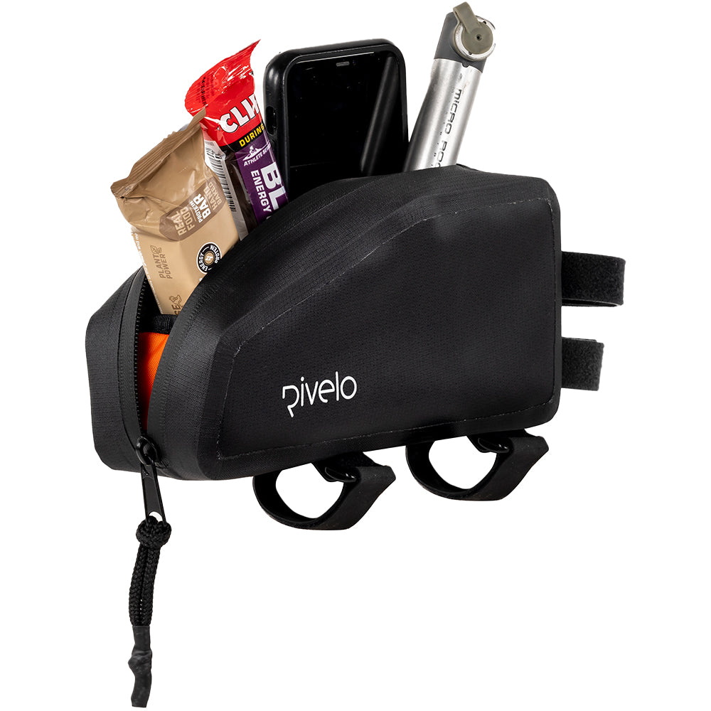 Clifton 0.8L Top Tube Bag (Black) (studio)
