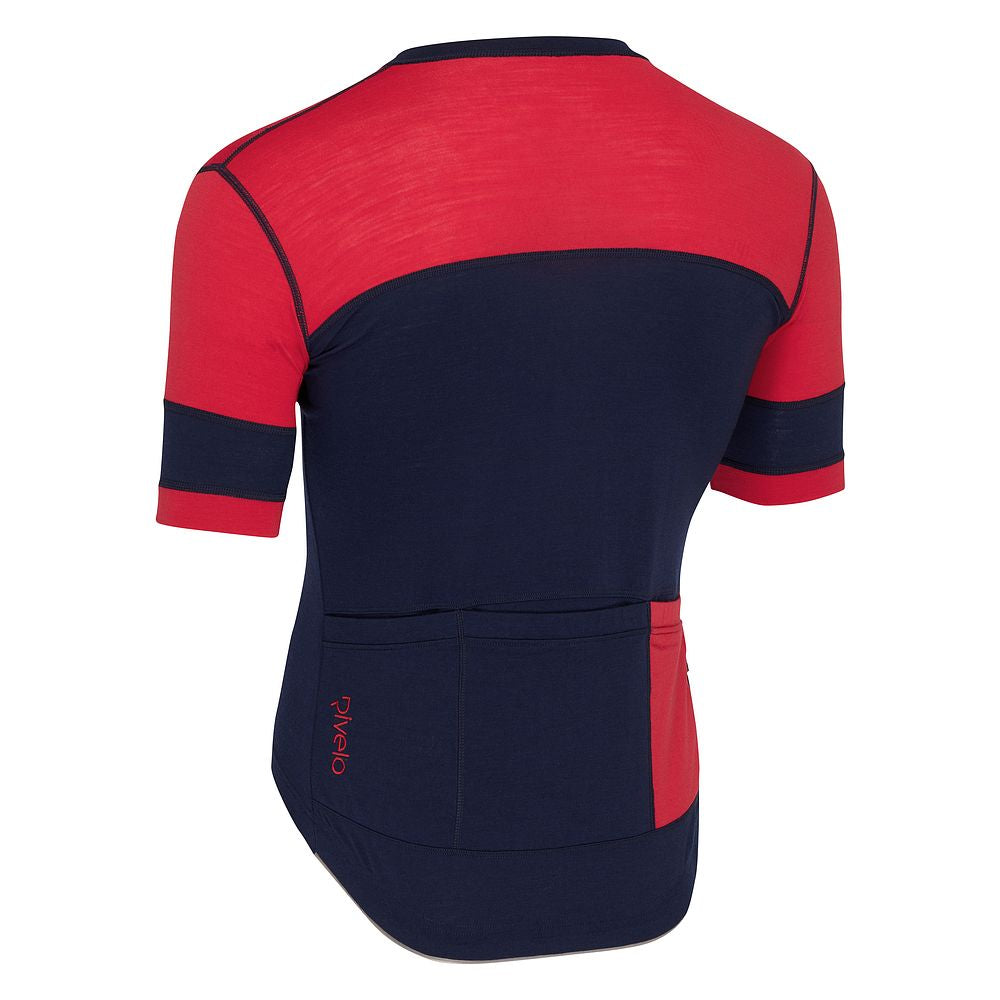 Mens Barbondale II Jersey (Navy/Red) (studio)
