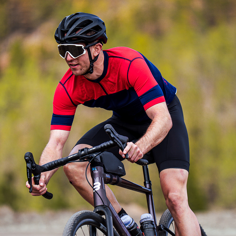 Mens Barbondale II Jersey (Navy/Red) (model: barnaby)
