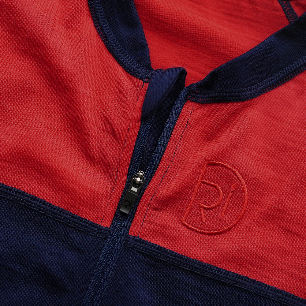 Mens Barbondale II Jersey (Navy/Red)