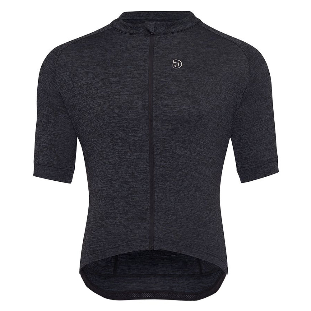 Mens Broomfield Essential Jersey (Black Melange) (studio)