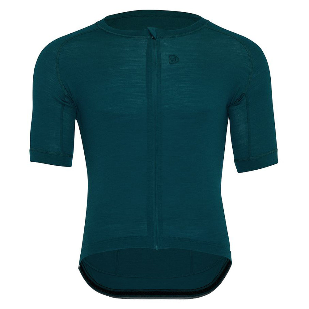 Mens Cranbrook SS Merino Blend Jersey (Petrol) (studio)
