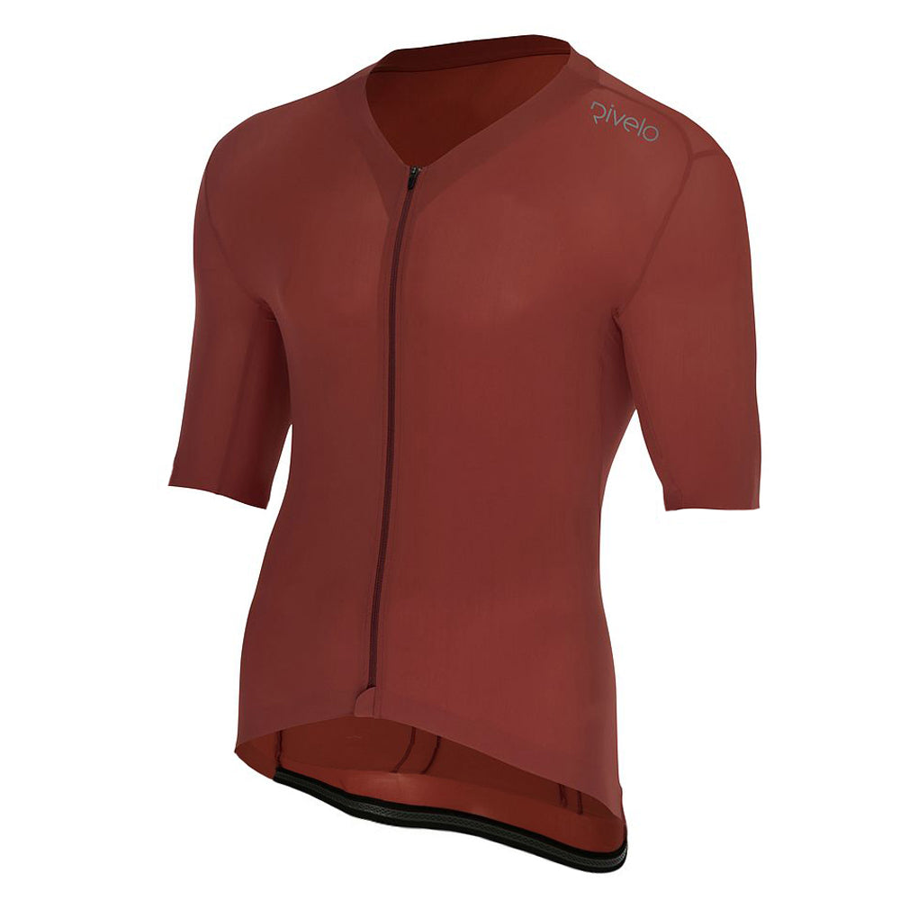 Mens Finestre Race Jersey (Brick) (studio)