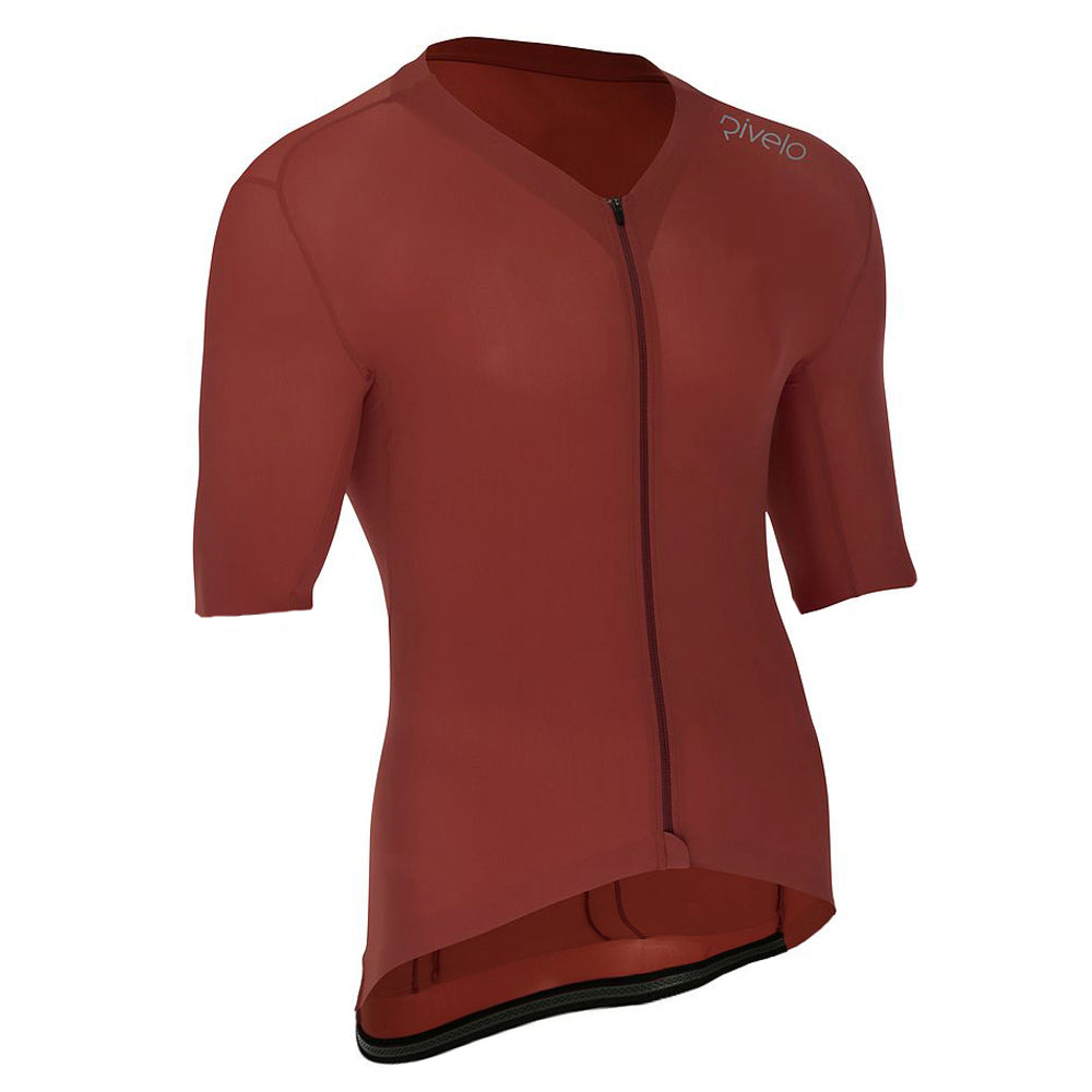 Mens Finestre Race Jersey (Brick) (studio)