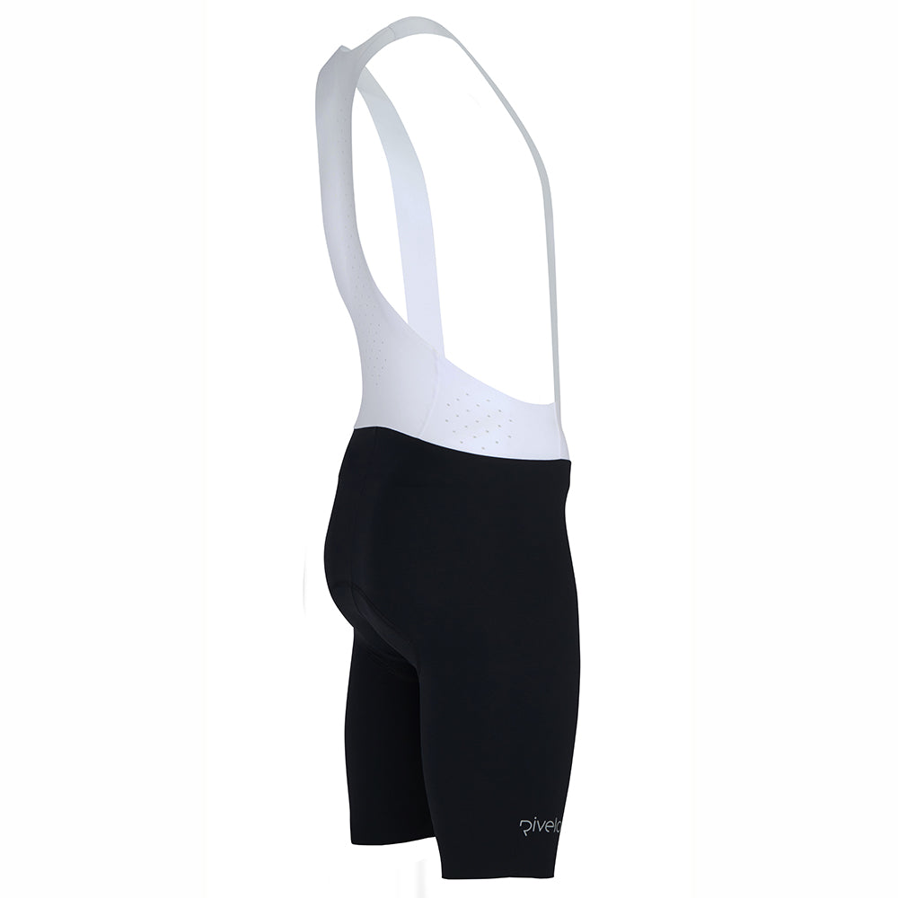 Mens Forcella Race Bib Shorts (Black/White) (studio)