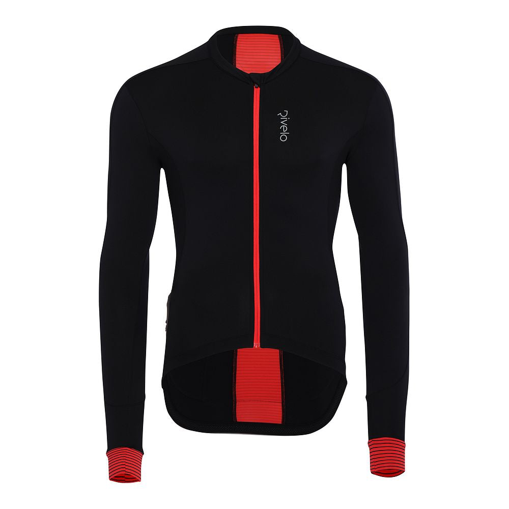 Mens Weston II Jersey (Black/Red) Rivelo
