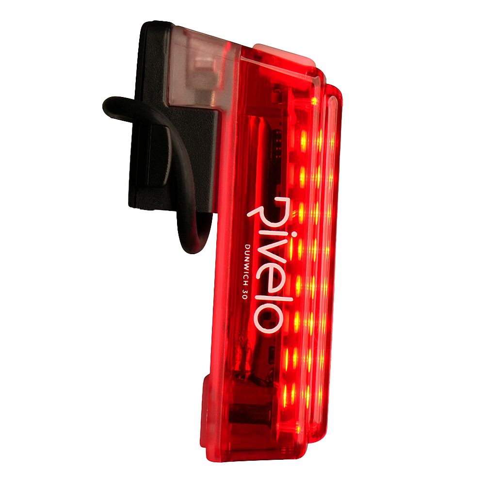 Rivelo Dunwich 30 Rear Bike Light (Black) (studio)