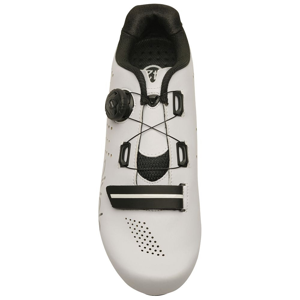 Rivelo Mennock Cycling Shoes (White/Black) (studio)