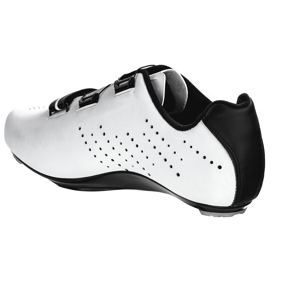 Rivelo Mennock Cycling Shoes (White/Black) (studio)