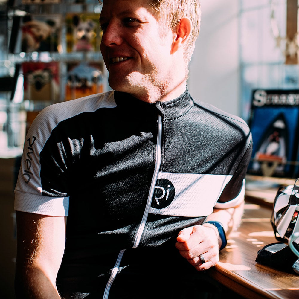 Rivelo Mens Hartside Jersey (Black/White)