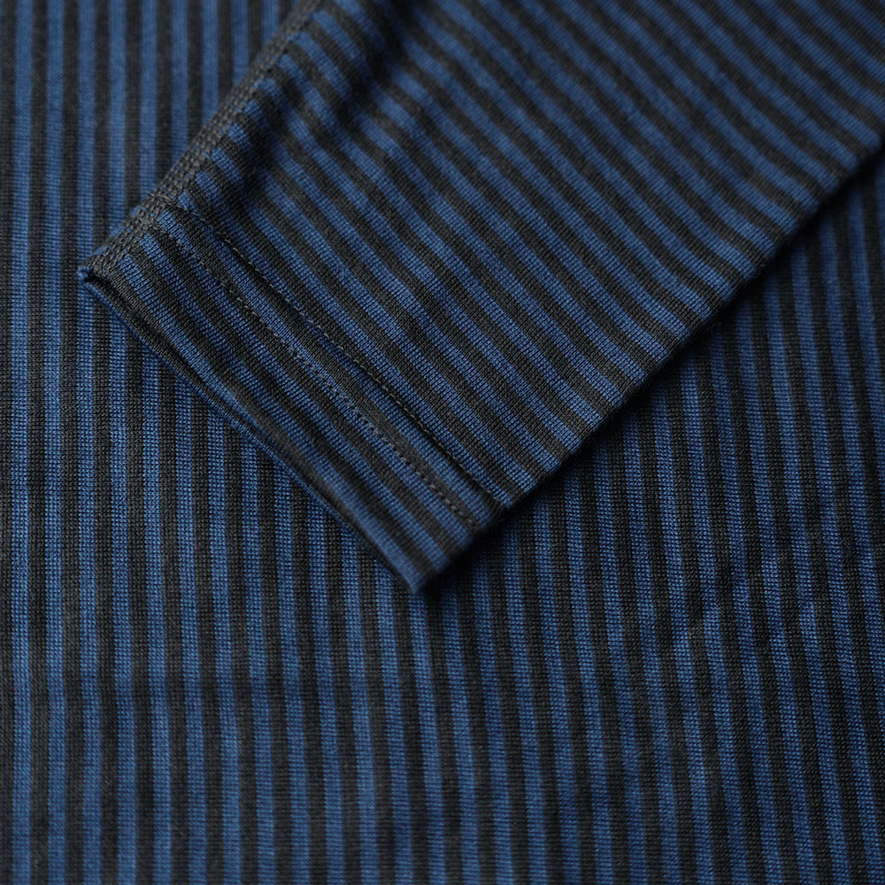 Rivelo Mens Hathersage Merino Blend Long Sleeve Base Layer (Navy/Black)