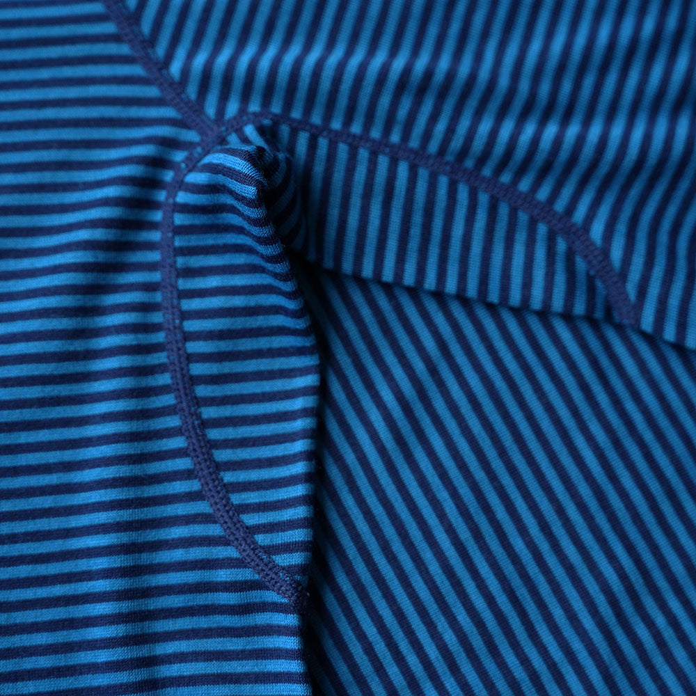 Rivelo Mens Hathersage Merino Blend Long Sleeve Base Layer (Teal/Navy)