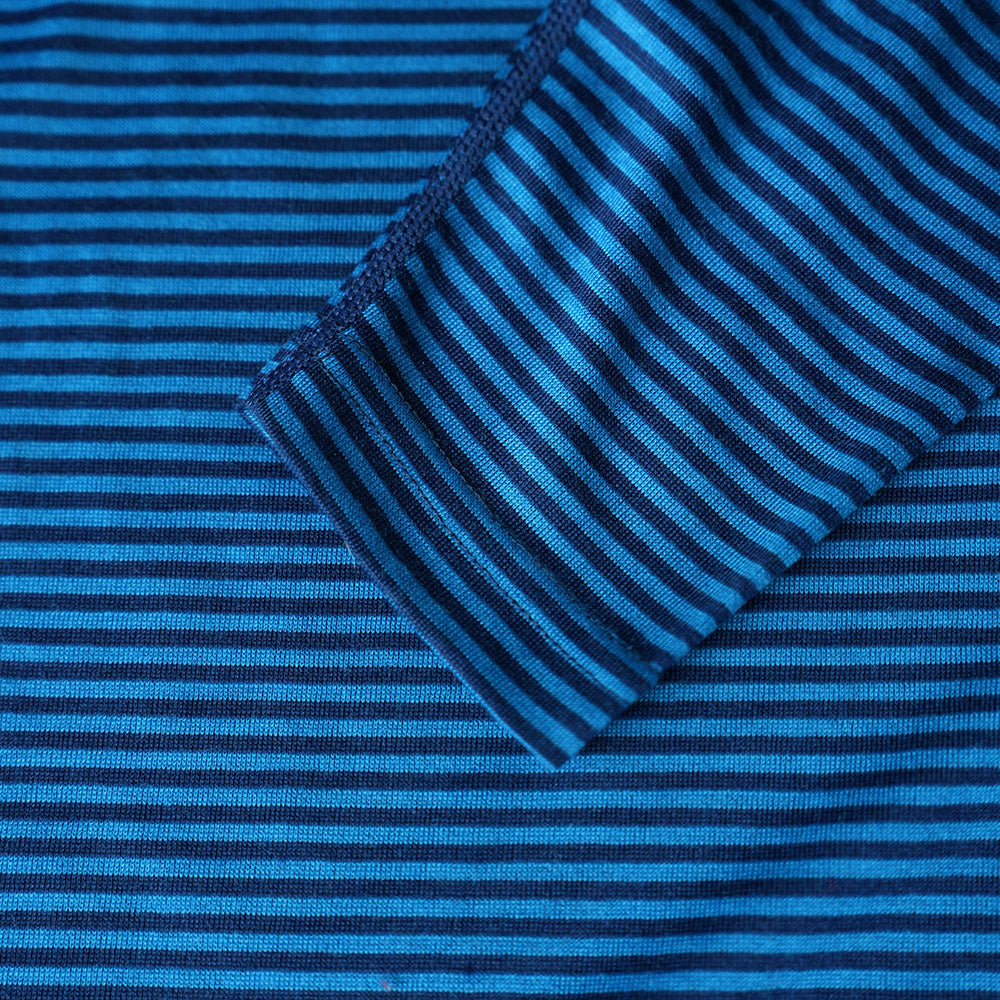 Rivelo Mens Hathersage Merino Blend Long Sleeve Base Layer (Teal/Navy)