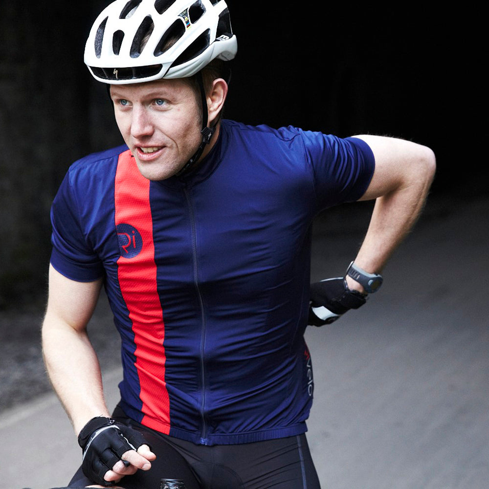 Rivelo Mens Newlands Jersey (Navy/Red)