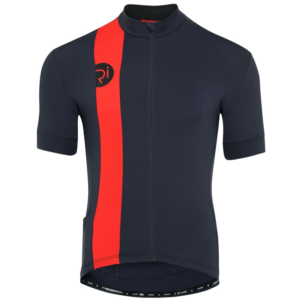 Rivelo Mens Newlands Jersey (Navy/Red) (studio)