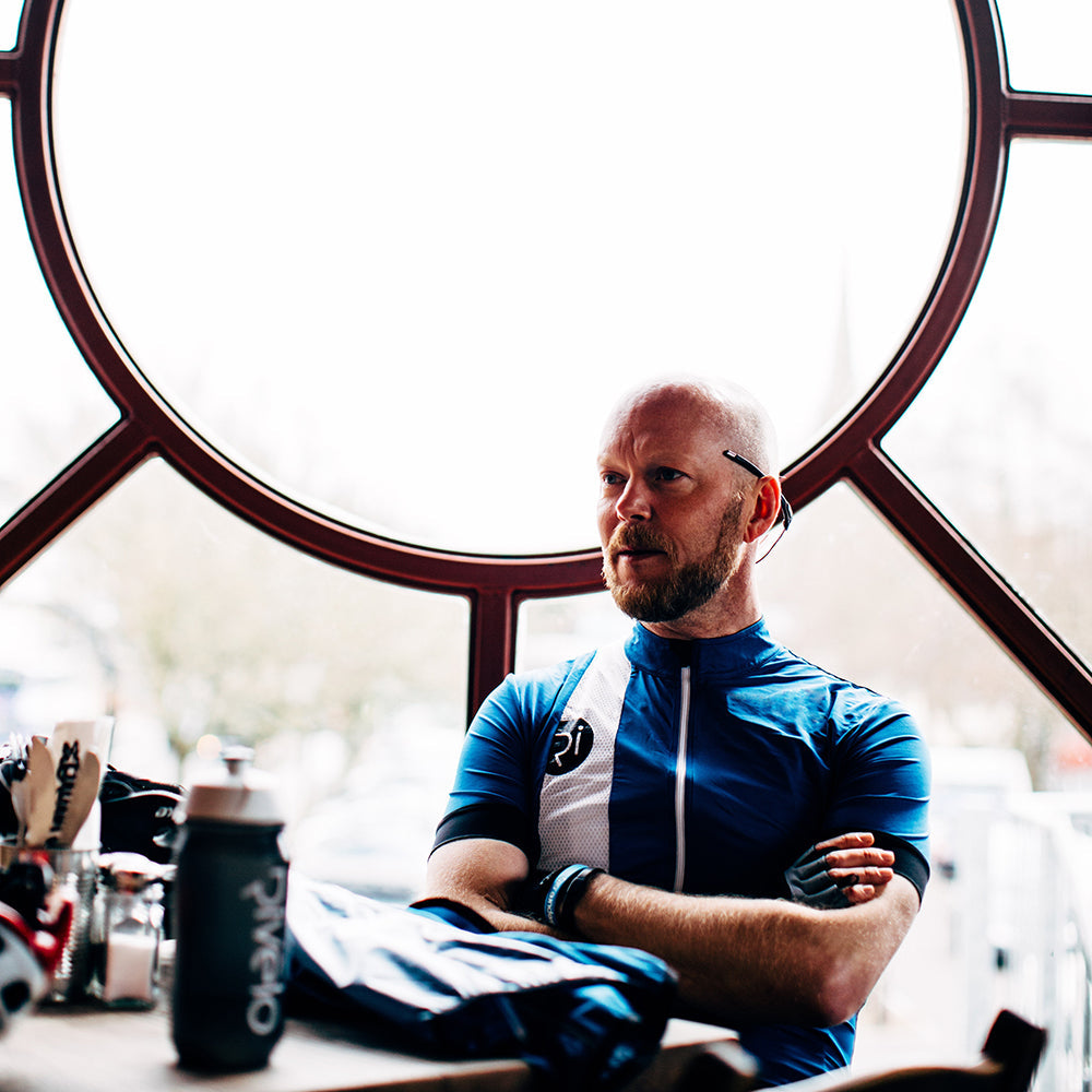 Rivelo Mens Newlands Jersey (Teal/White)