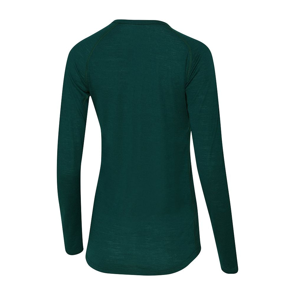Rivelo Womens Ashdown Merino Blend Long Sleeve Base Layer (Petrol) (studio)