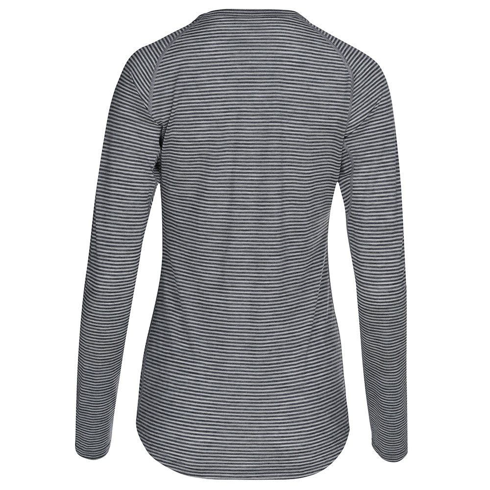 Rivelo Womens Ashdown Merino Blend Long Sleeve Base Layer (Charcoal/Dark Grey) (studio)