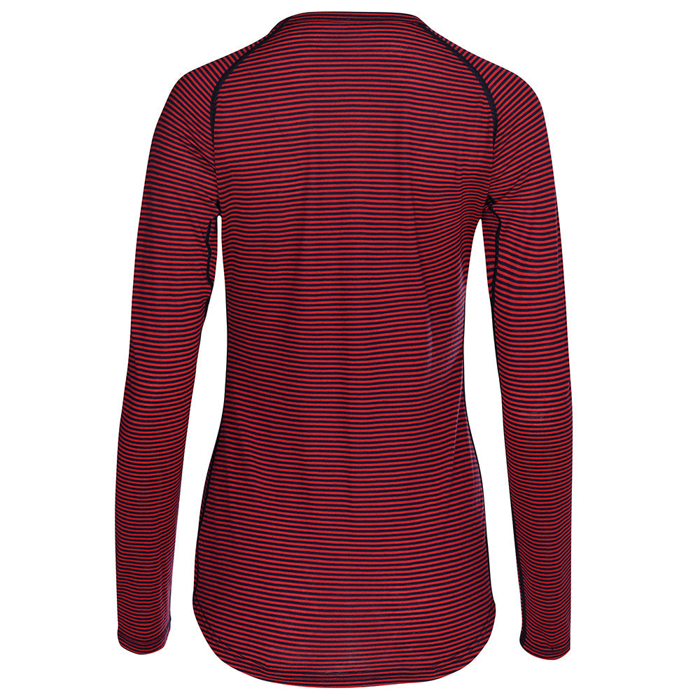 Rivelo Womens Ashdown Merino Blend Long Sleeve Base Layer (Navy/Red) (studio)