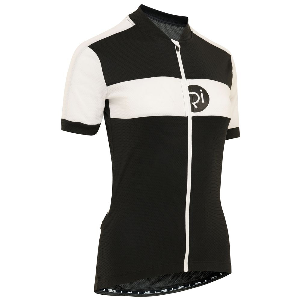 Rivelo Womens Rosedale Jersey (Black/White) (studio)