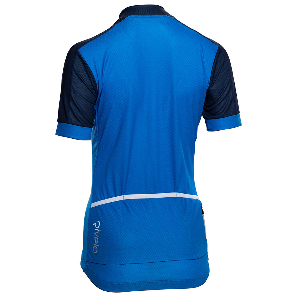 Rivelo Womens Rosedale Jersey (Cobalt/Navy) (studio)