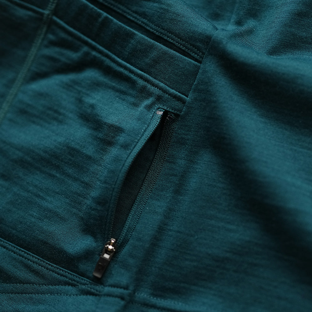 Womens Cranbrook SS Merino Blend Jersey (Petrol)