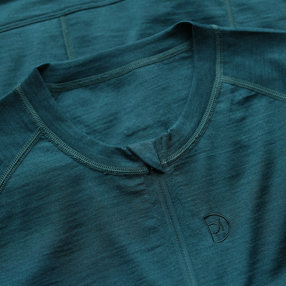 Womens Cranbrook SS Merino Blend Jersey (Petrol)