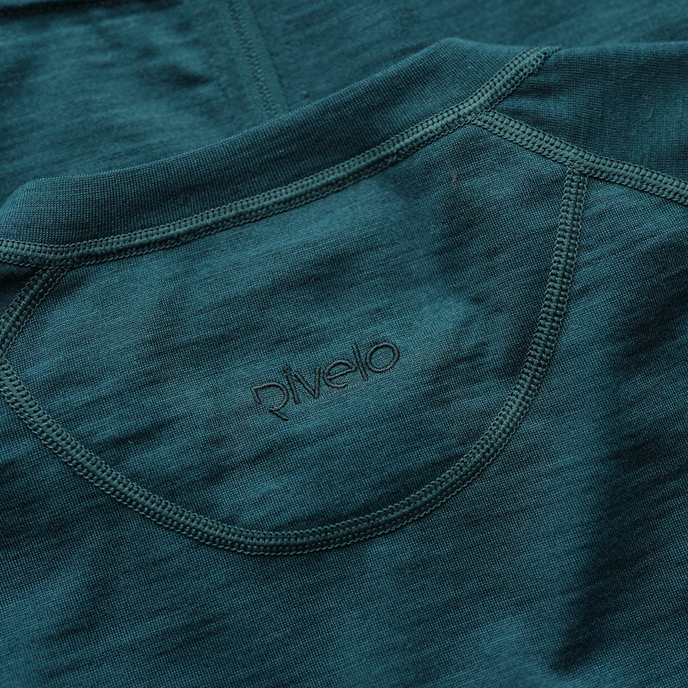 Womens Cranbrook SS Merino Blend Jersey (Petrol)