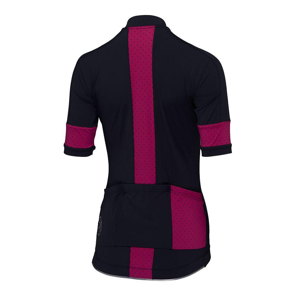 Womens Harwood II Jersey (Black/Magenta) (studio)