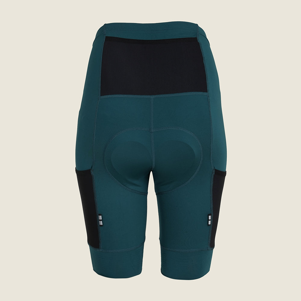 Womens Ranmore Cargo Shorts (Deep Teal) (studio)