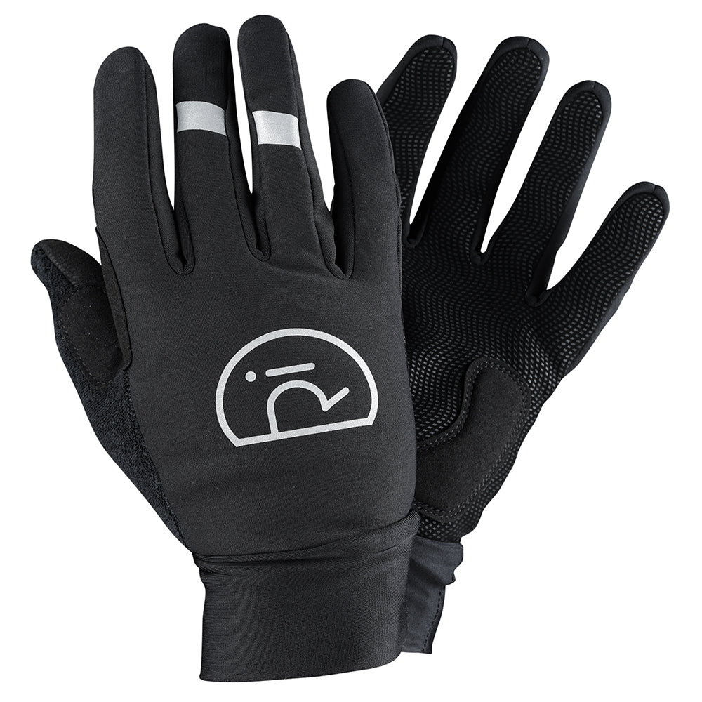 Rivelo Ashurst Softshell Gloves (Black/Reflective) (studio)