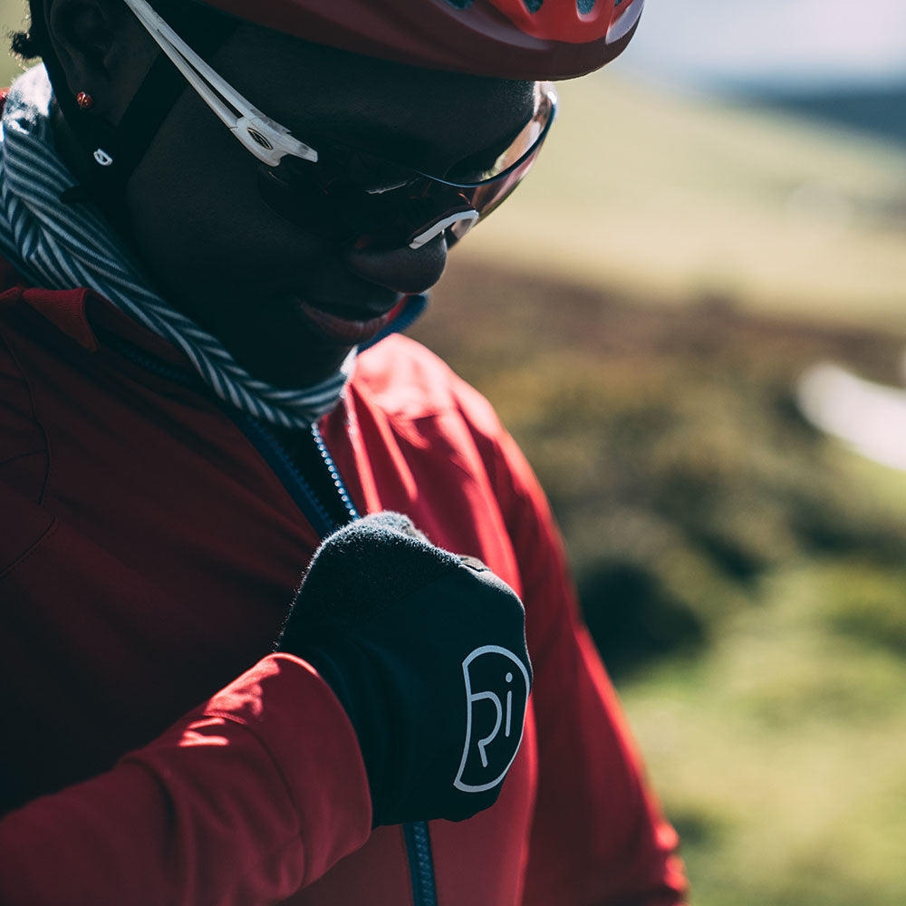 Rivelo Ashurst Softshell Gloves (Black/Reflective)