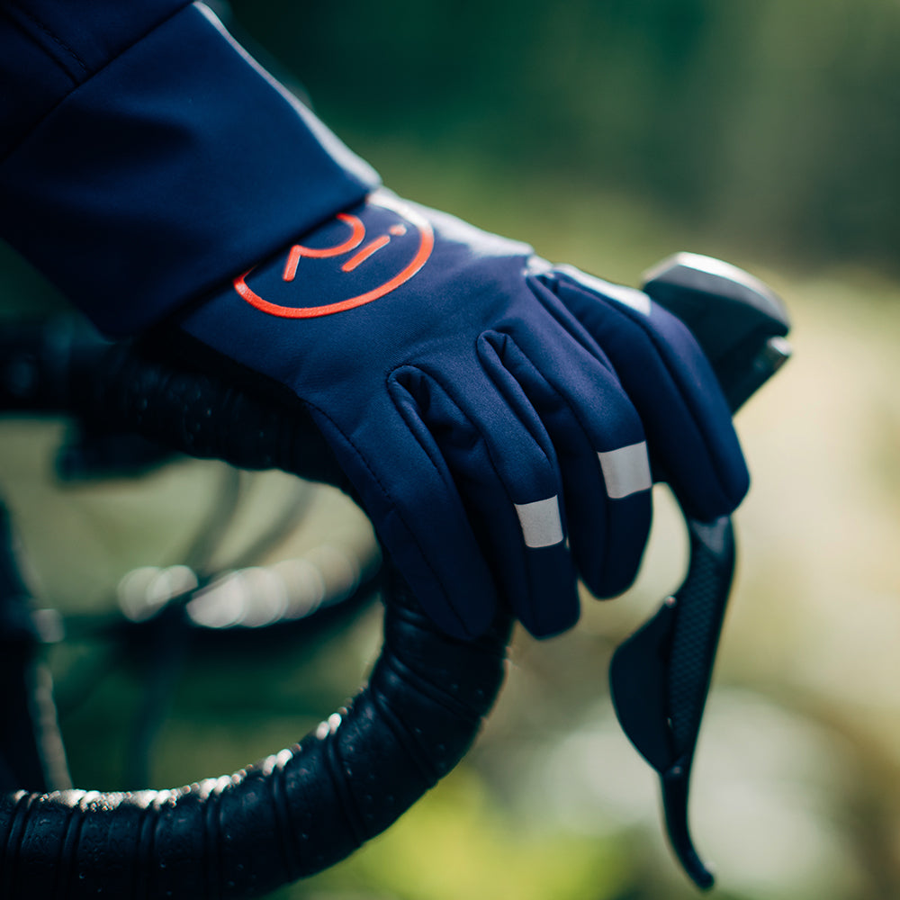 Rivelo Ashurst Softshell Gloves (Navy/Red)