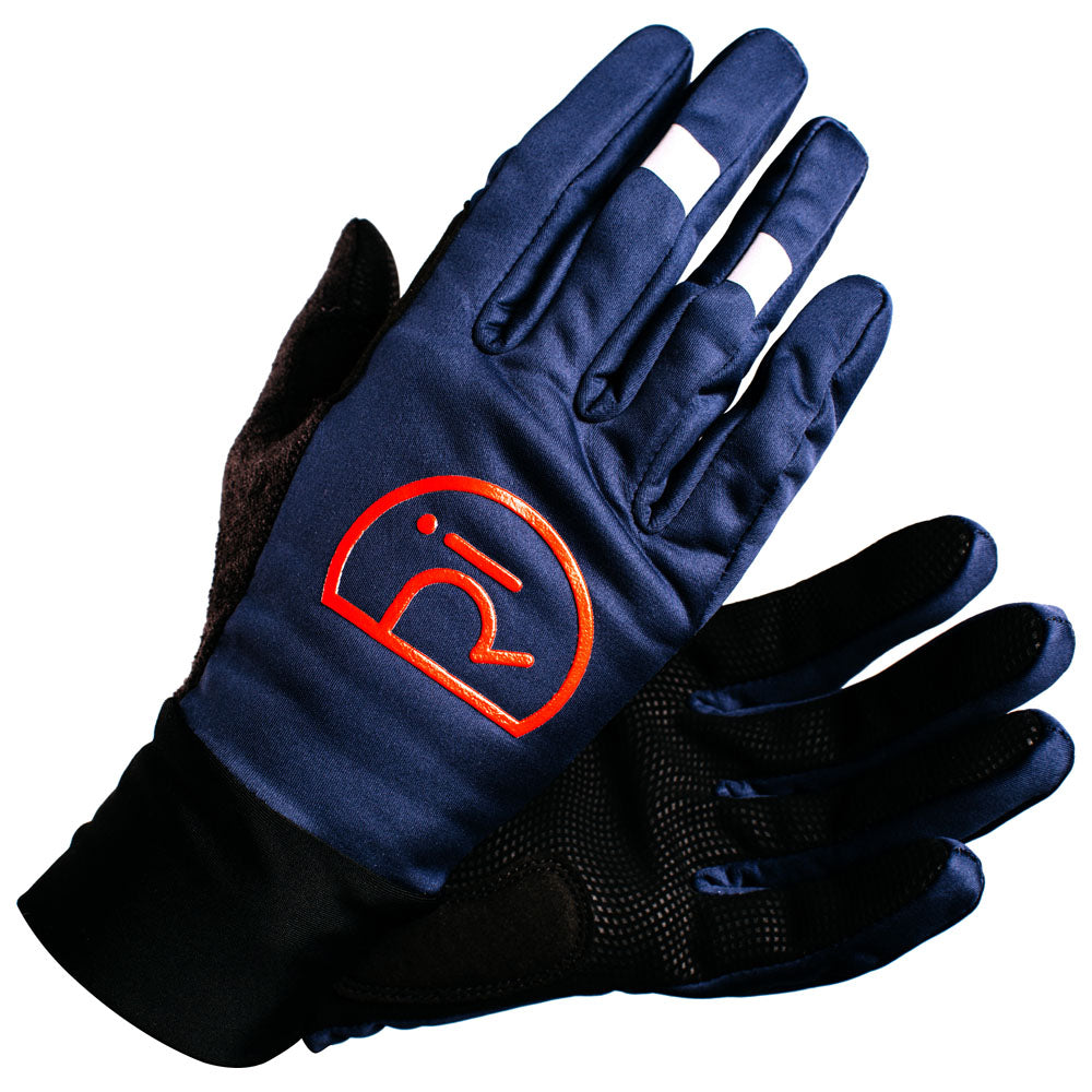 Rivelo Ashurst Softshell Gloves (Navy/Red) (studio)