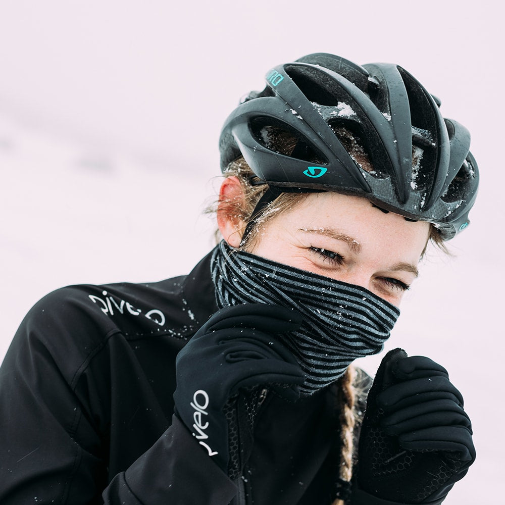 Rivelo Brockham Merino Blend Neck Warmer (Black/Charcoal)