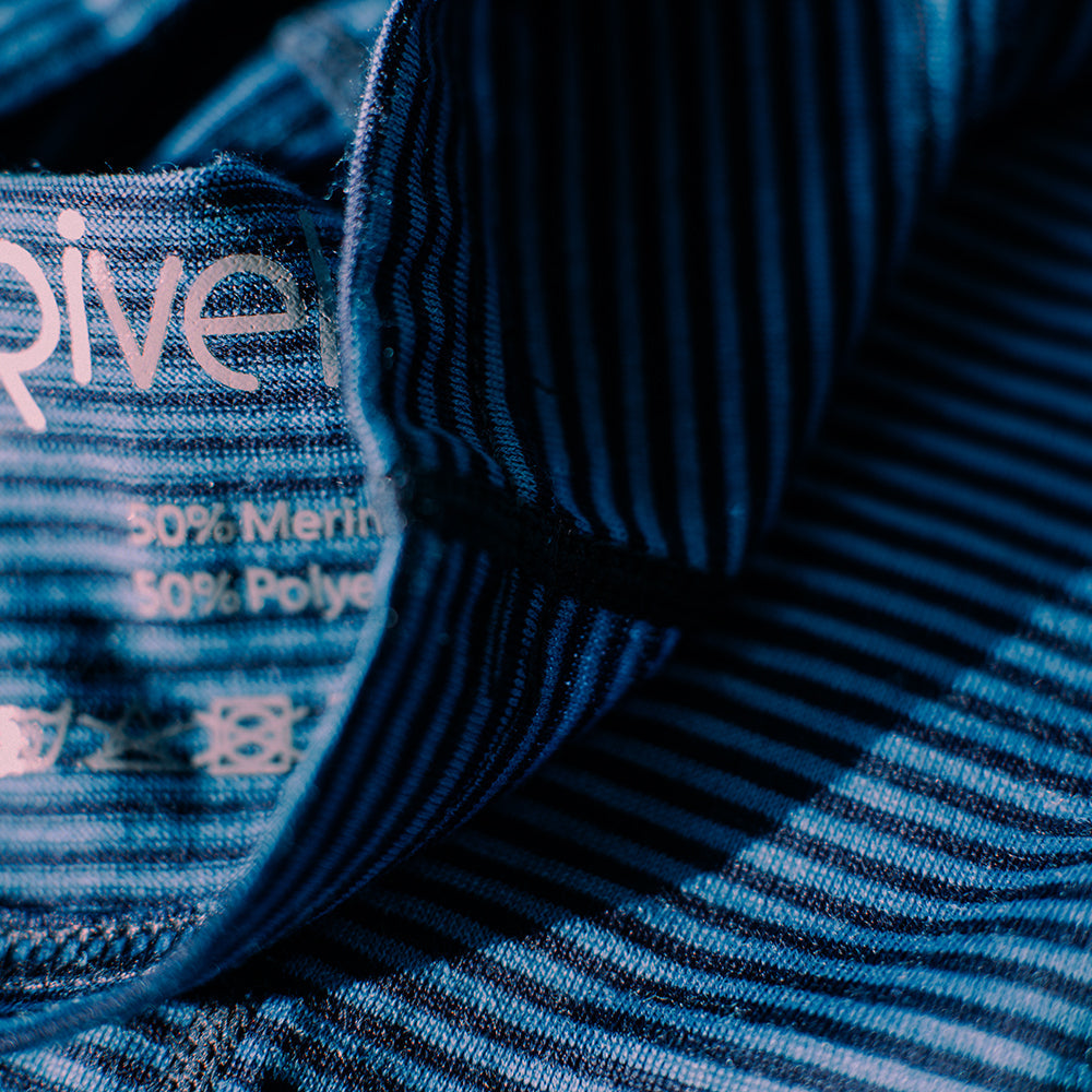 Rivelo Brockham Merino Blend Neck Warmer (Teal/Navy)