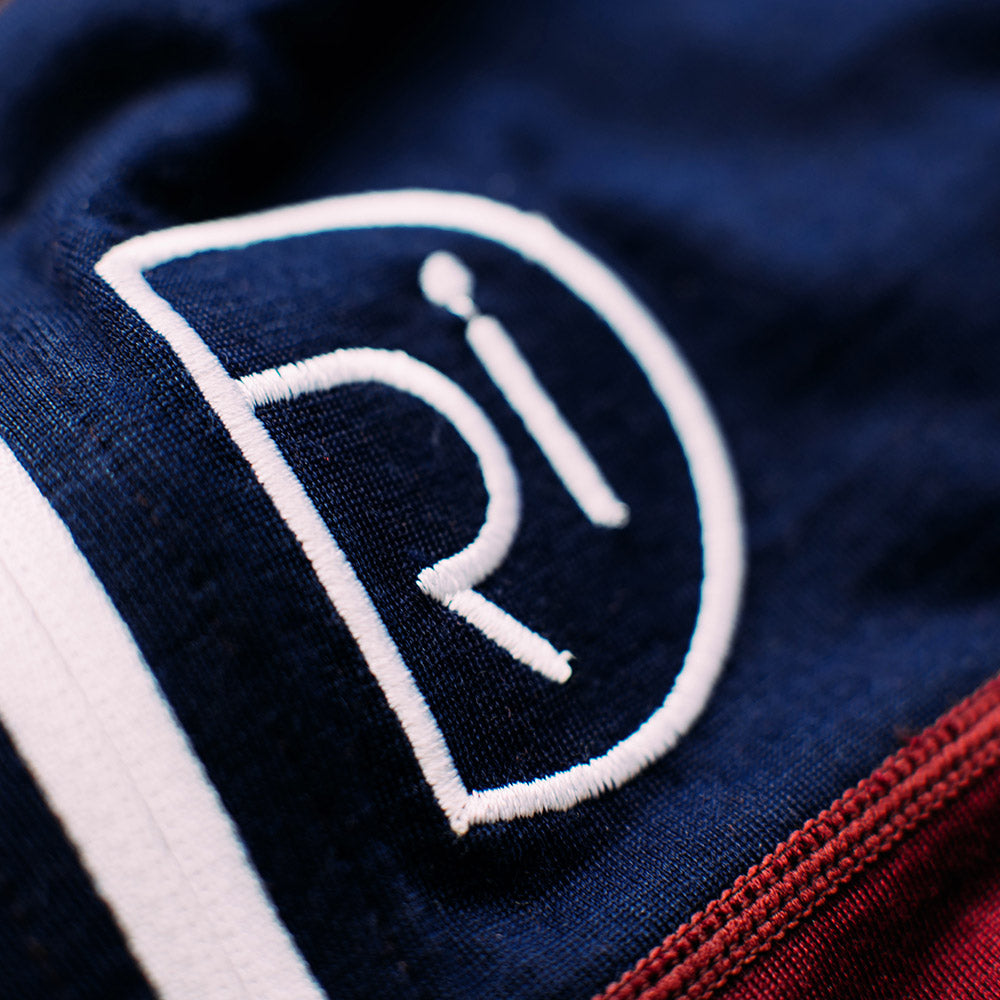 Rivelo | Mens Barbondale Merino Blend Jersey (Burgundy/Navy)