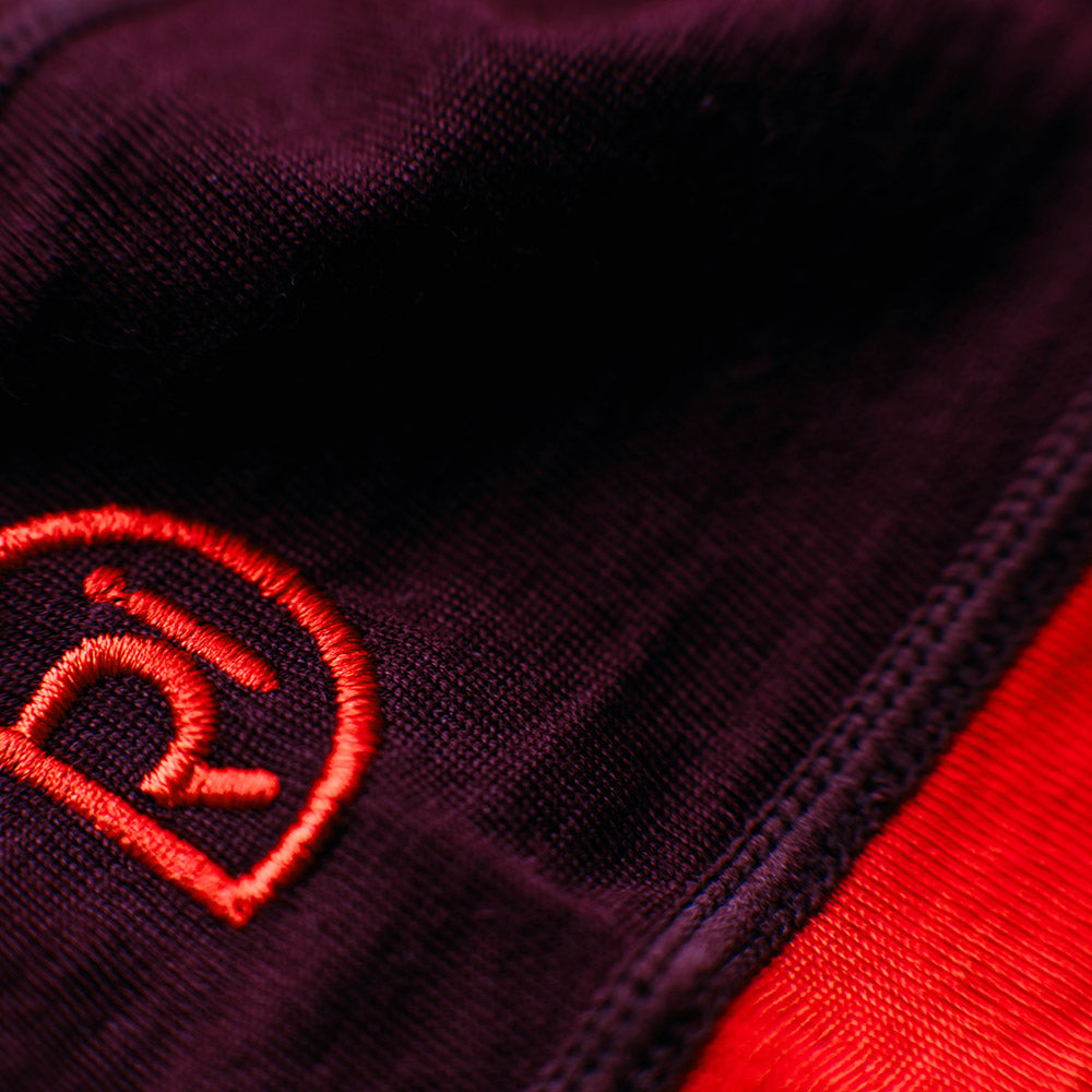 Rivelo | Mens Barbondale Merino Blend Jersey (Burgundy/Red)