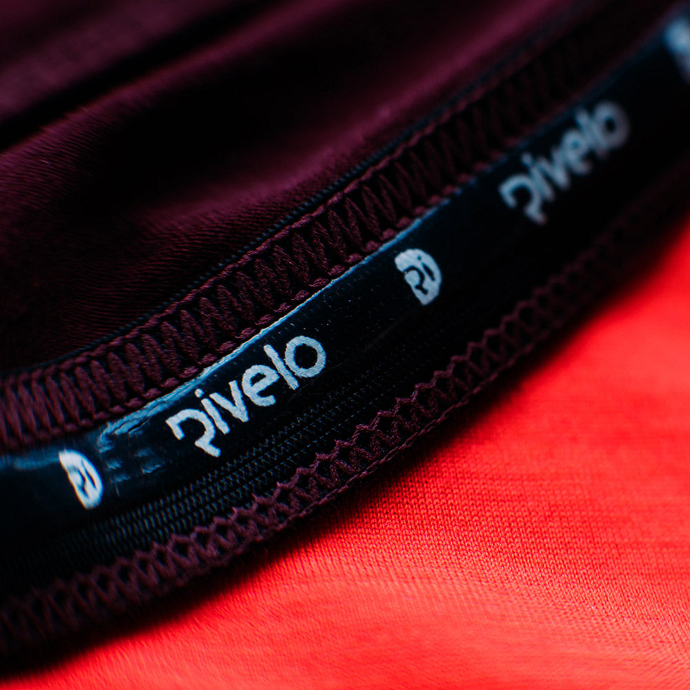 Rivelo | Mens Barbondale Merino Blend Jersey (Burgundy/Red)