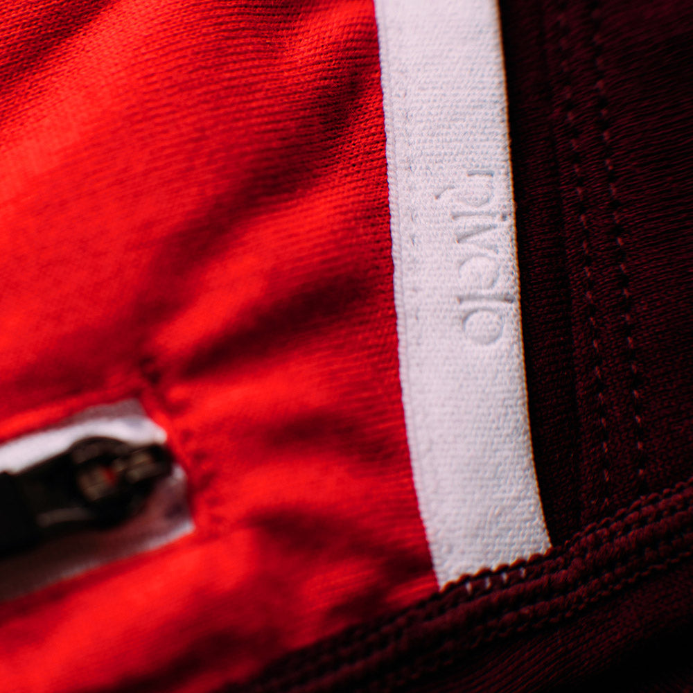 Mens Barbondale Merino Blend Jersey (Burgundy/Red)