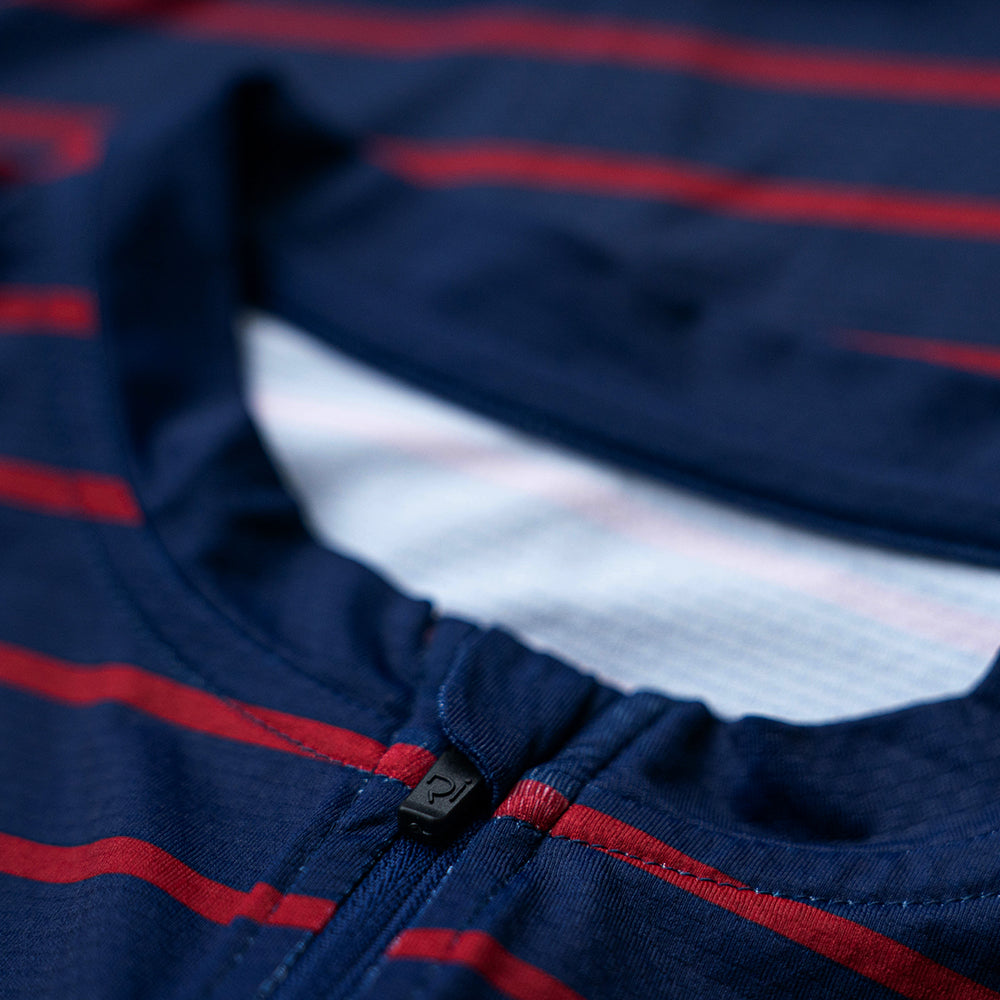 Rivelo Mens Barhatch Jersey (Navy Stripe)