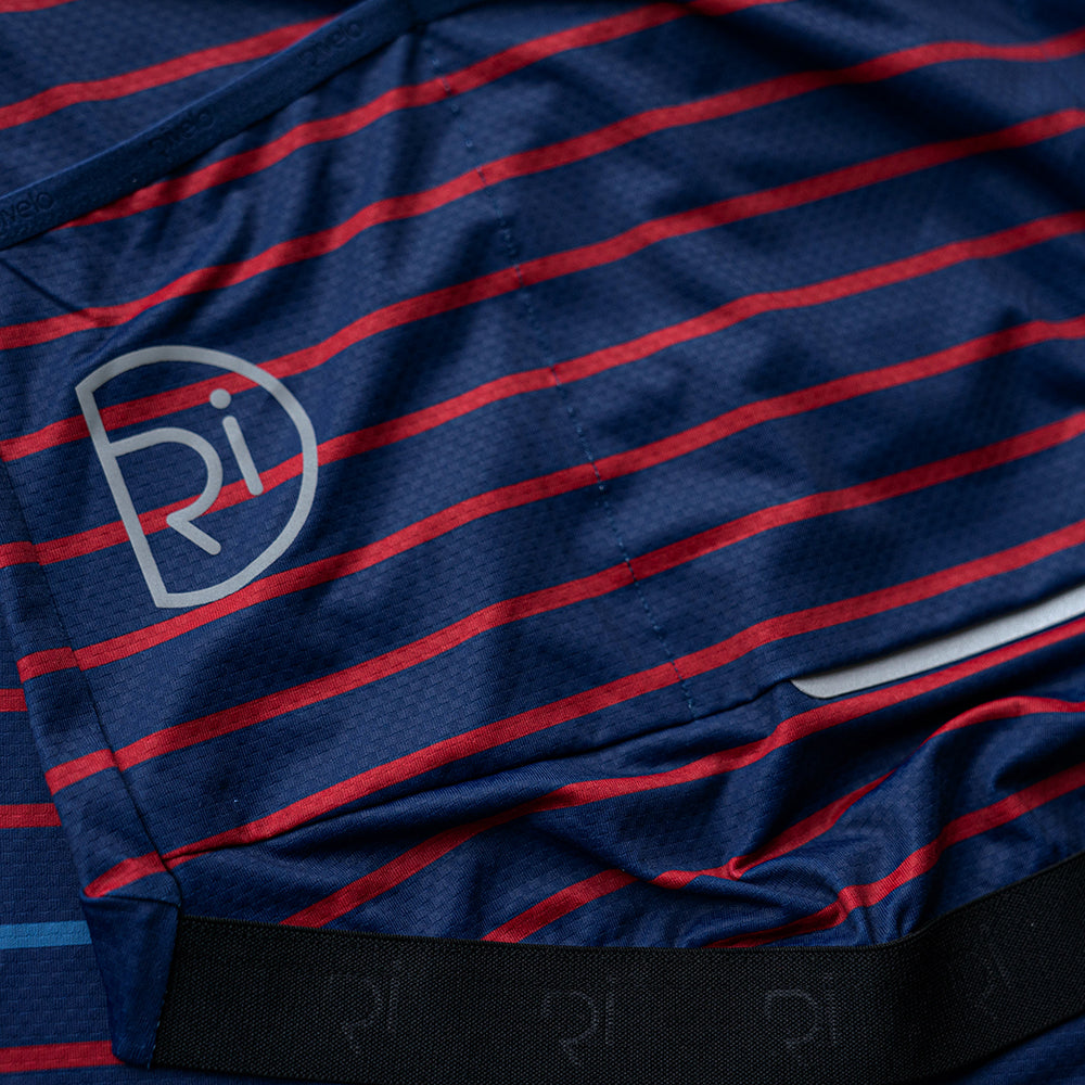 Rivelo Mens Barhatch Jersey (Navy Stripe)