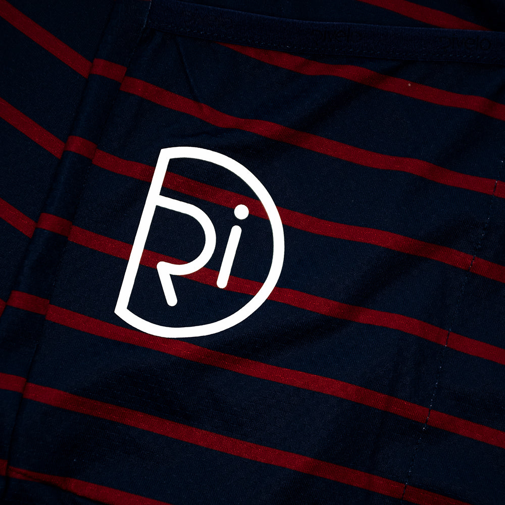 Rivelo Mens Barhatch Jersey (Navy Stripe)