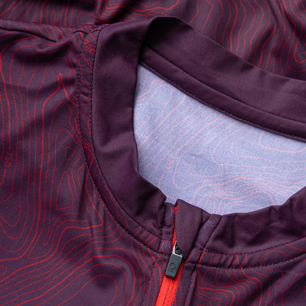 Rivelo Mens Contour Jersey (Burgundy)