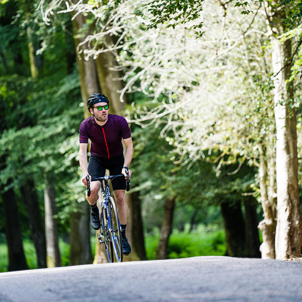 Rivelo Mens Contour Jersey (Burgundy)