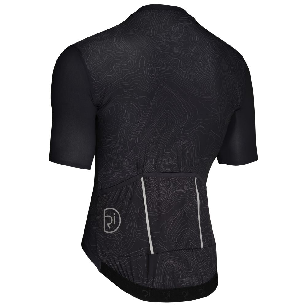 Rivelo Mens Contour Jersey (Nearly Black) (studio)
