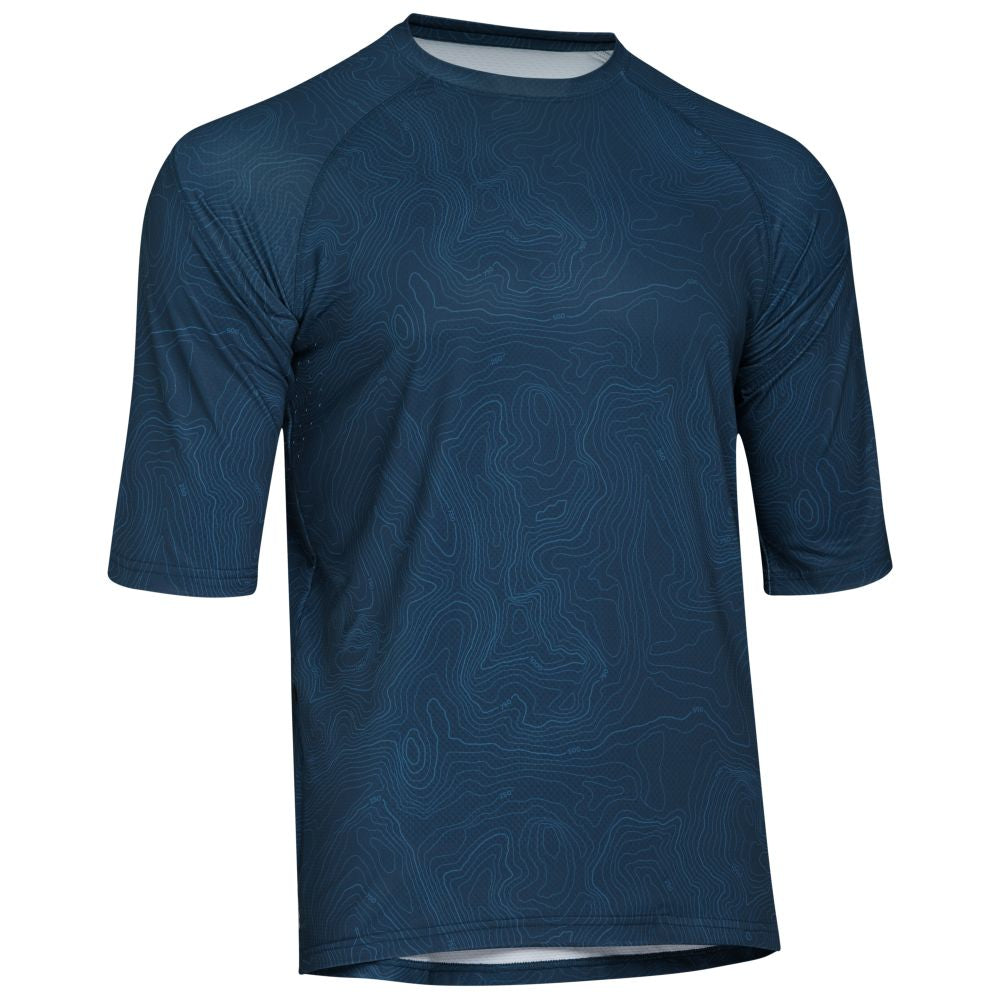 Rivelo Mens Contour MTB Jersey (Marine) (studio)