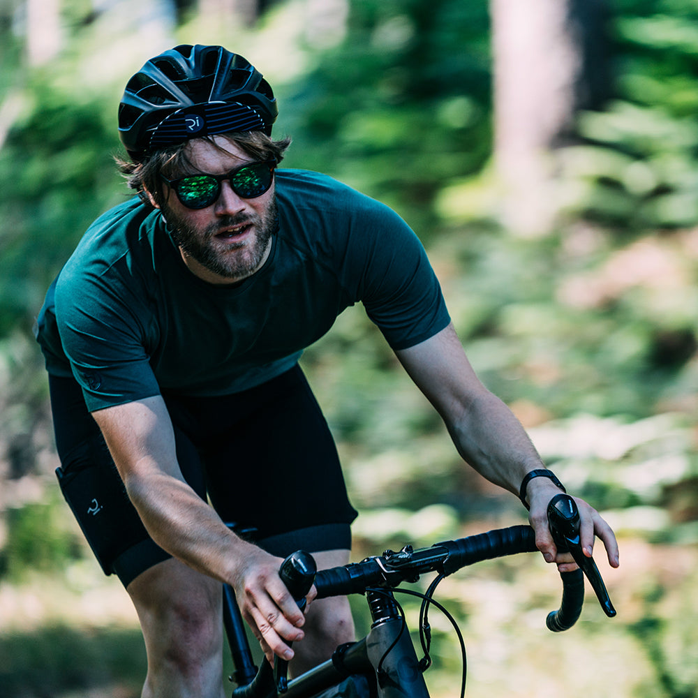 Rivelo Mens Cresswell Merino Blend Tee (Racing Green)