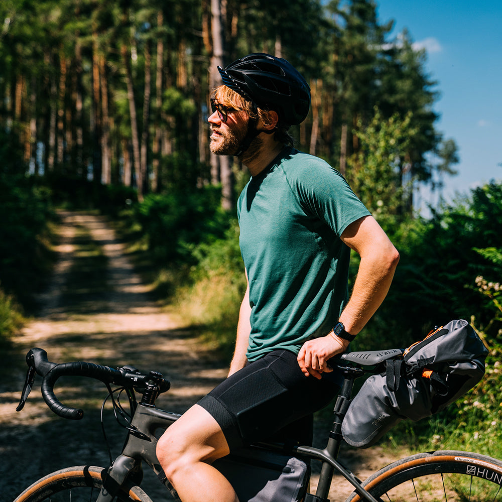 Rivelo Mens Cresswell Merino Blend Tee (Racing Green)
